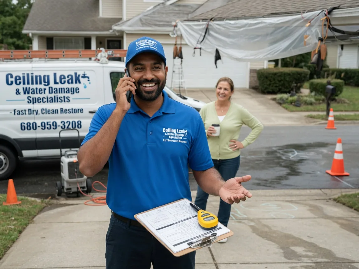 Ceiling Leak Cleanup Shelby, OH FAQs